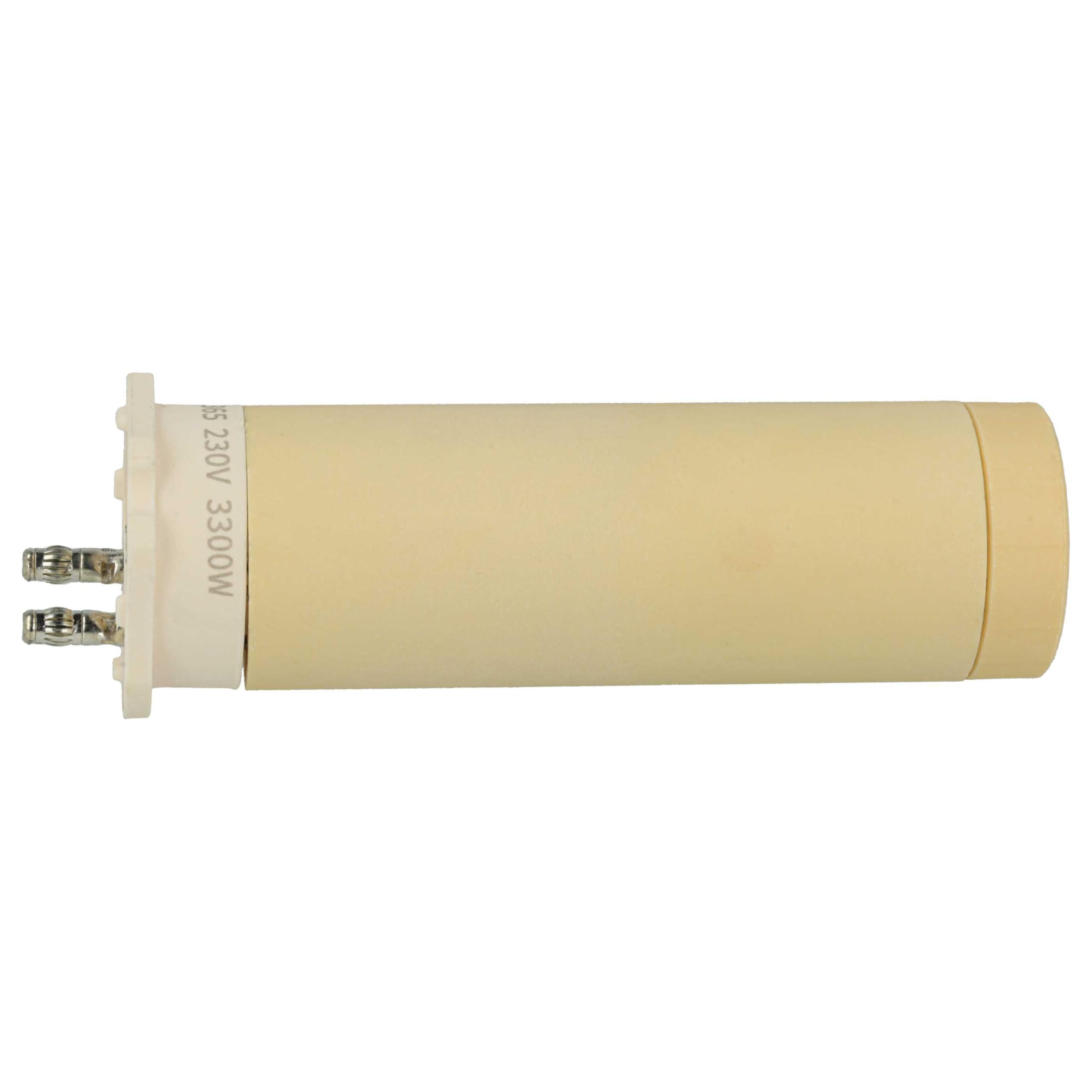 vhbw 2x Elemento calefactor reemplaza Leister 7612733013658, 101.365 para pistola de soldadura - 3300 W, Cerámica, 3,15 x 10,3 cm