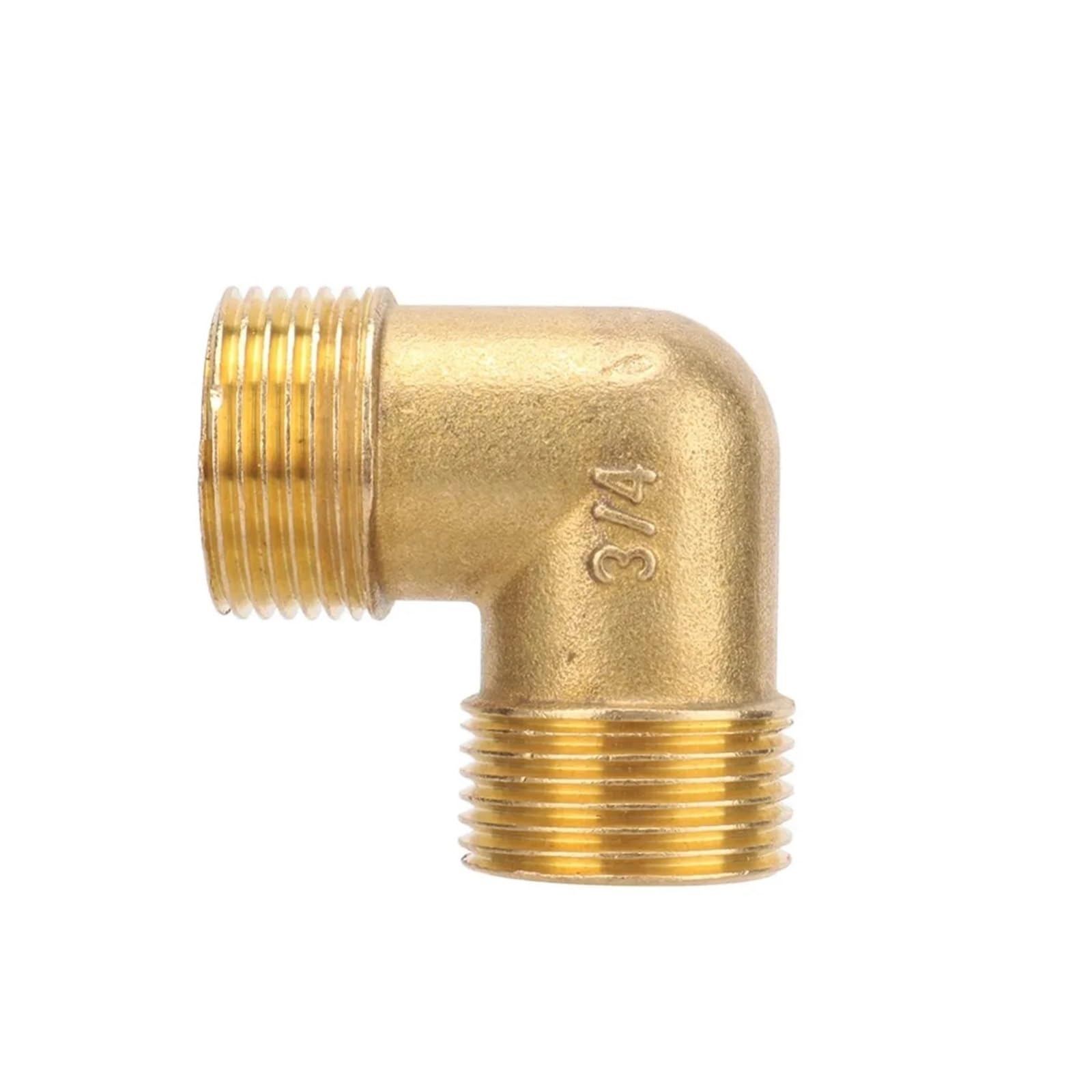 Conector de codo latón 90 grados con roscado de precisión hermético de 1/2"