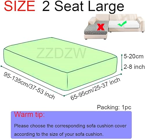 Vista 31 de Fundas de cojín para sofá seccional en forma de L, funda elástica para sofá con diván, protector de muebles para sala de estar, fundas elásticas