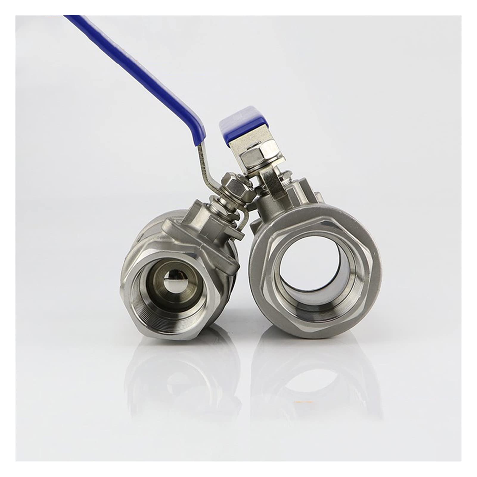 VSPPJYFG Ball Valve Hot And Cold Water Stop 1/8" 1/4" 3/8" 1/2" 3/4" 1" BSPT Equal Internal Thread Full Bore Two-piece Ball Valve 304 Stainless Steel Water Gas Oil