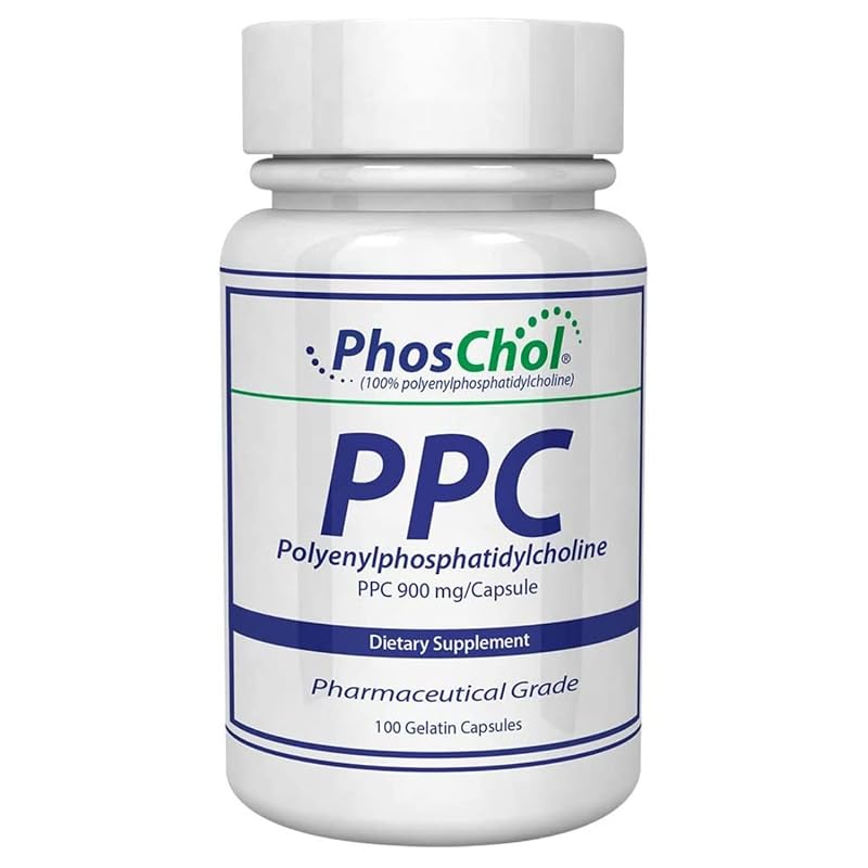 Nutrasal Suplemento de colina com polienilfosfatidilcolina (PPC) 900 mg, 100 cápsulas gelatinosas
