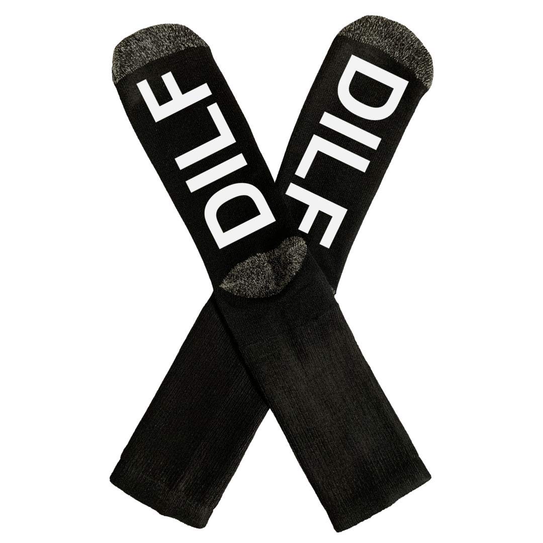 Men's 12-15 DILF Novelty Word Socks