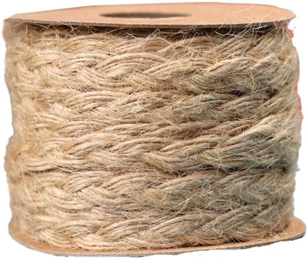 1 Roll 5m DIY Cotton and Linen Ribbon Woven Hemp Rope Handmade Accessories Photo Wall Clothing Gift Packaging Hemp Rope