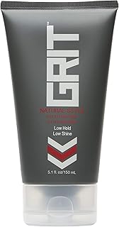 GRIT Natural Style, 5.1oz | Low Hold, Low Shine Hair Styling Cream | Adds Slight Texture & Definition