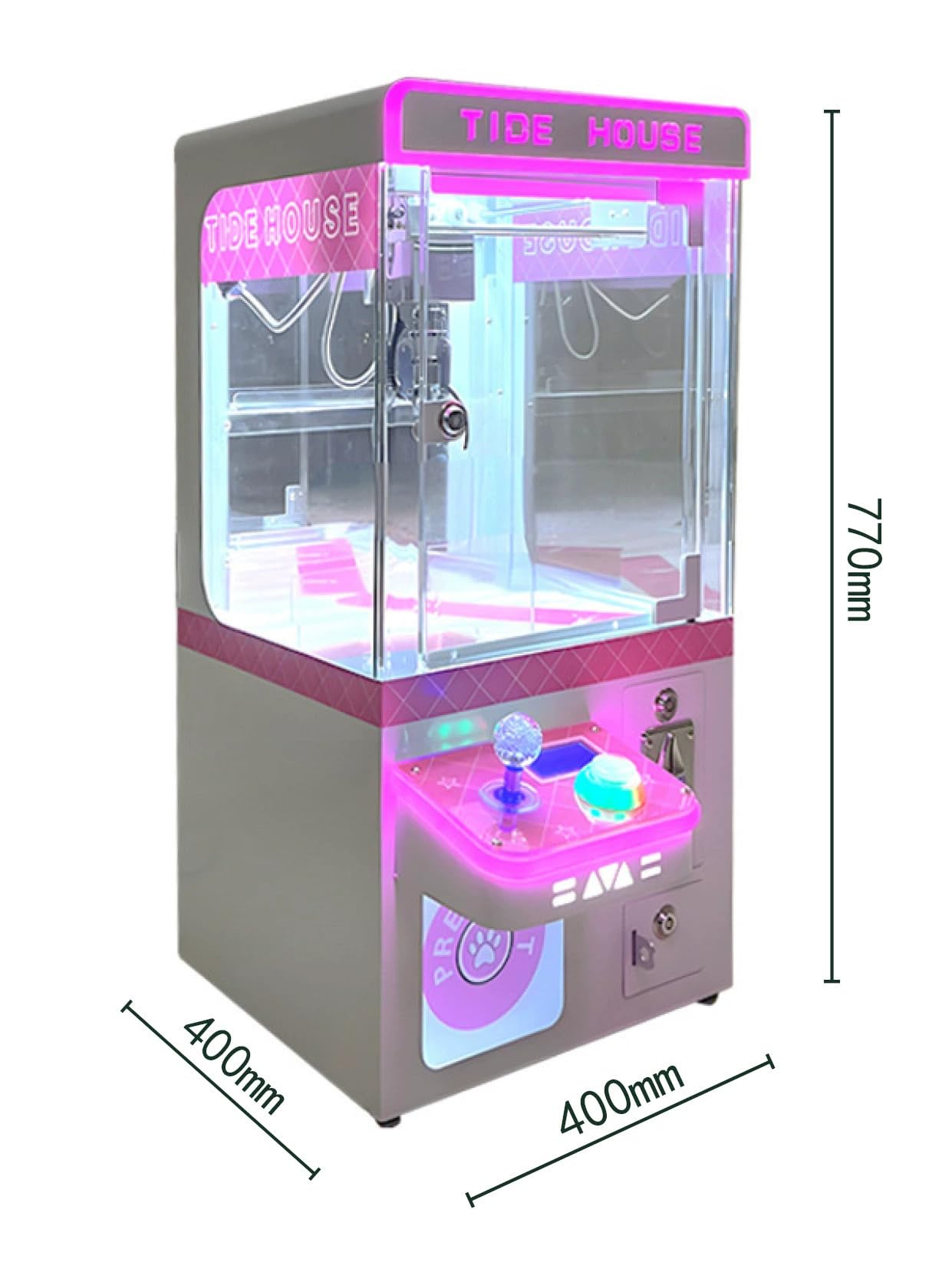 Amazon.co.jp: Ritekin小型家庭用商用コイン式クレーンゲーム ミニ 