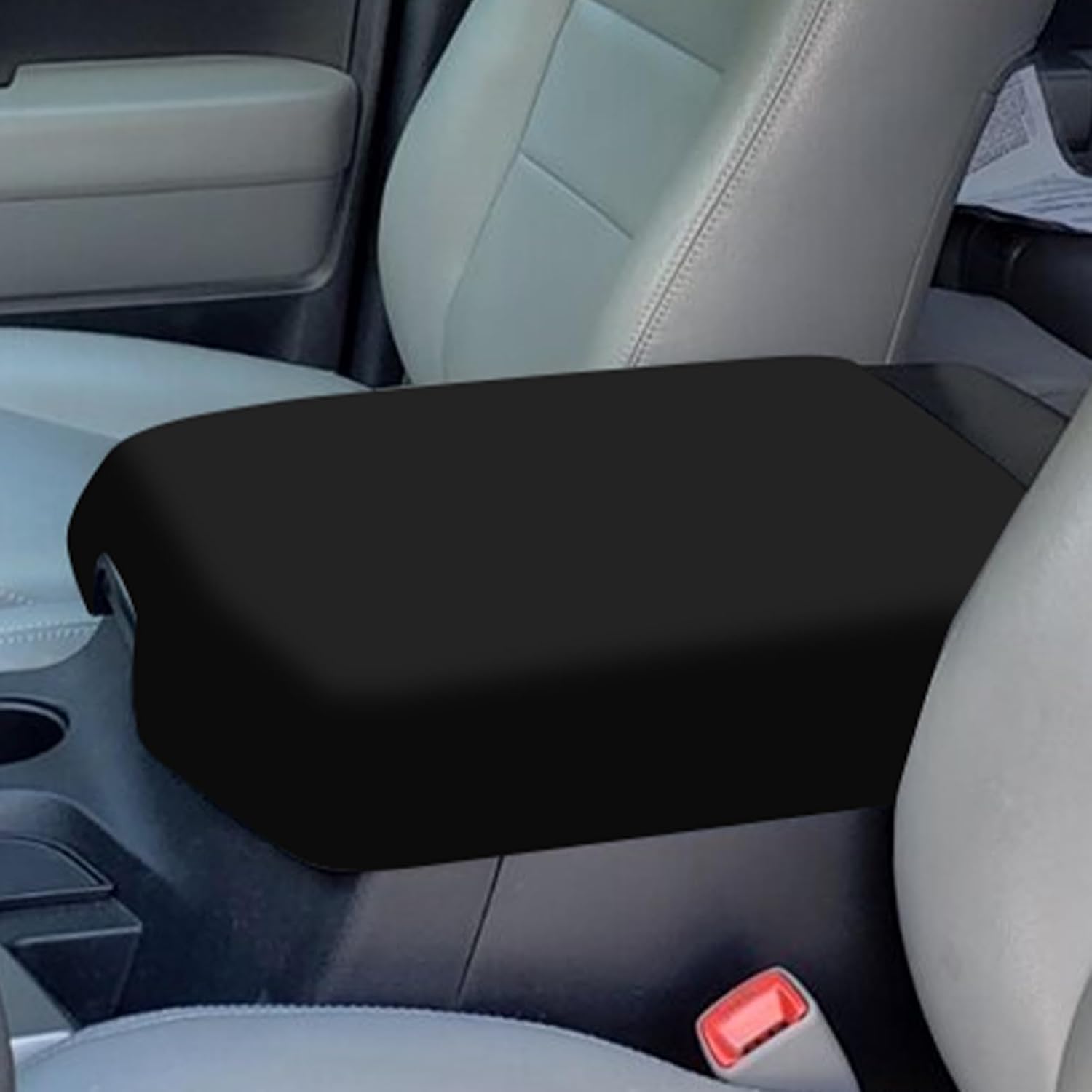 JOYTUTUS Center Console Cover Compatible with 2007-2017 Tundra, 2008-2018 Sequoia, Neoprene Arm Rest Armrest Cover for Car, Durable Middle Console Cover, Car Arm Rest Cover Replacement
