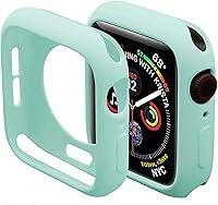 Vista 27 de Miimall Funda compatible con Apple Watch de 1.77 pulgadas, funda delgada de poliuretano termoplástico antiarañazos, funda protectora para Apple
