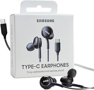 Genuine Samsung Type-C Earphones,Official Samsung USB-C/Type-C In-Ear AKG Headphones/Earphones (EO-IC100BBE) For Samsung Galaxy S22 5G, S22+ 5G, S22 Ultra & Also includes 3 in 1 Stylus pen
