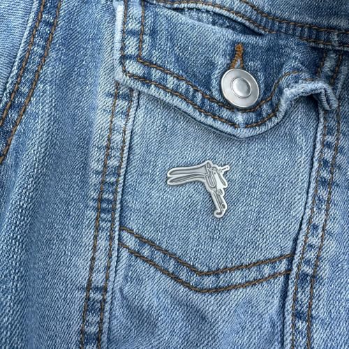 Image of Pro-Choice Speculum Pin - 1 inch Metal Feminist Accessory with Military Clasp - Supports Reproductive Rights & Healthcare Advocacy