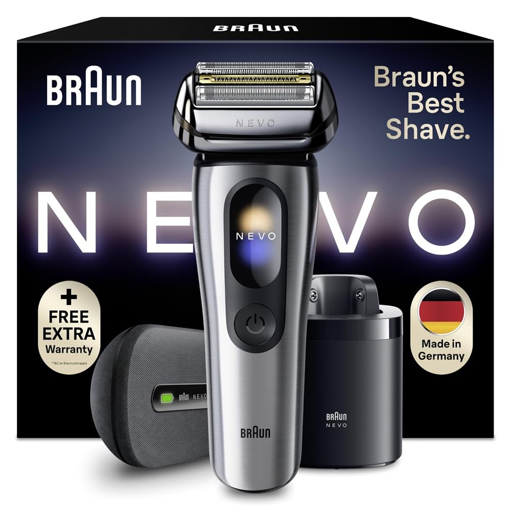 Braun NEVO17005C elektryczna golarka NEVO17005C, srebrna
