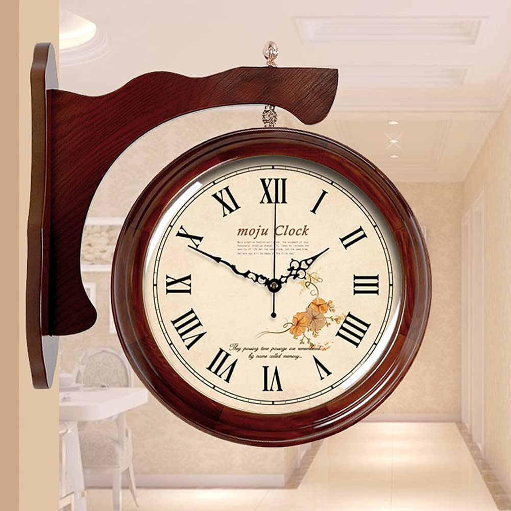 【Paddington Station】インテリア時計 Amazon.com: Wall Clock, Outdoor Garden Double Sided Clock