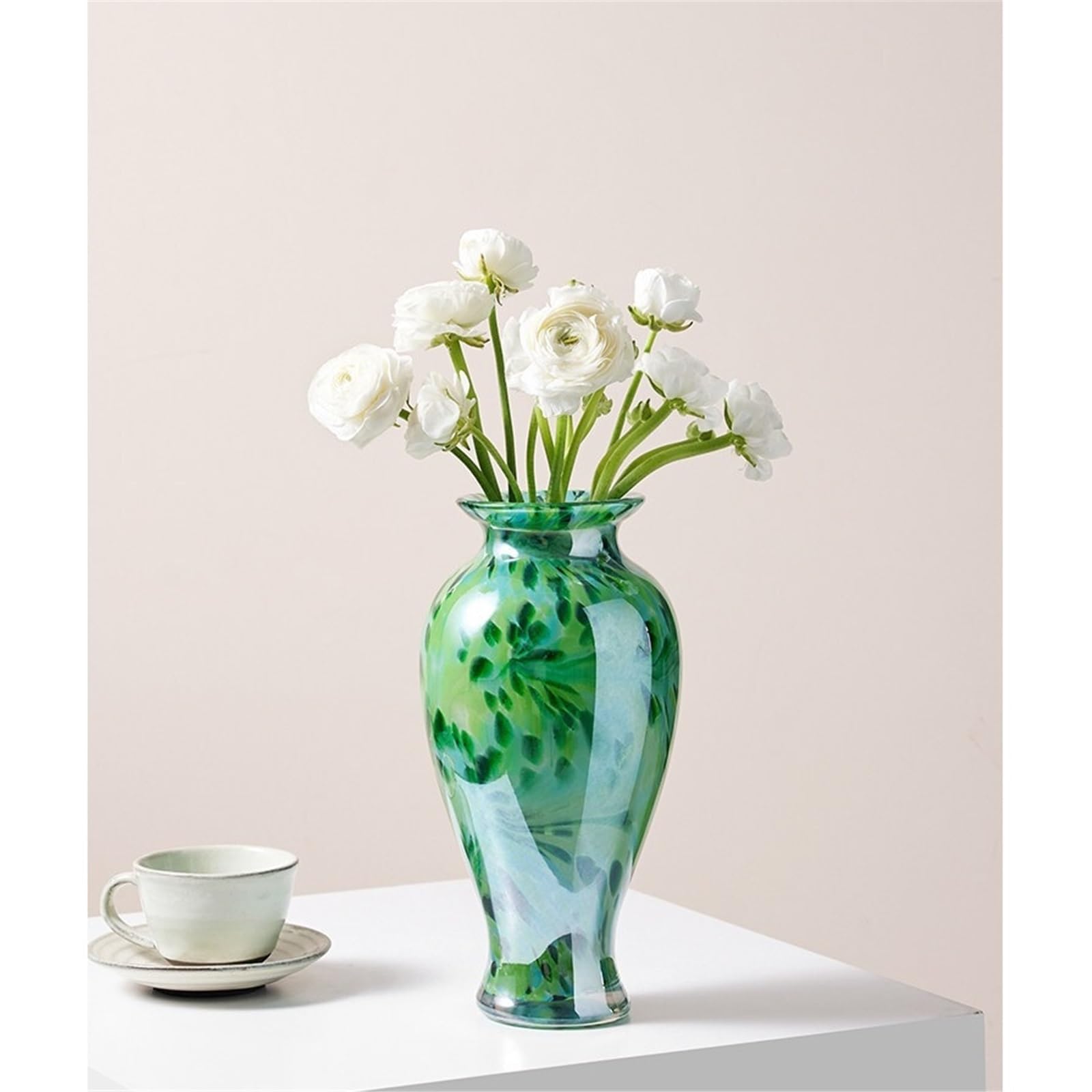 Vasen Vintage-Vasen, leichte Luxusdekorationen, Blumengefäße aus Glas