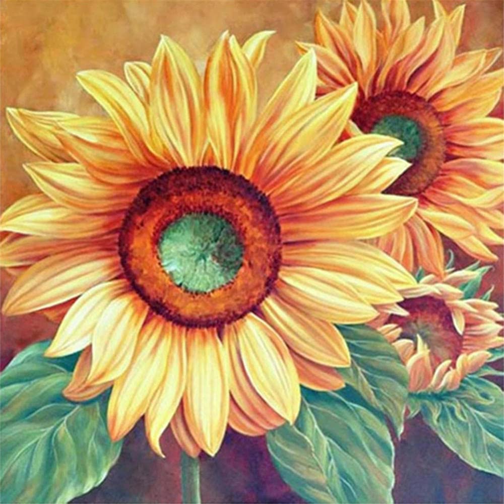 Kit di pittura a diamante girasole: ricamo fai da te 5D per la decorazione della casa