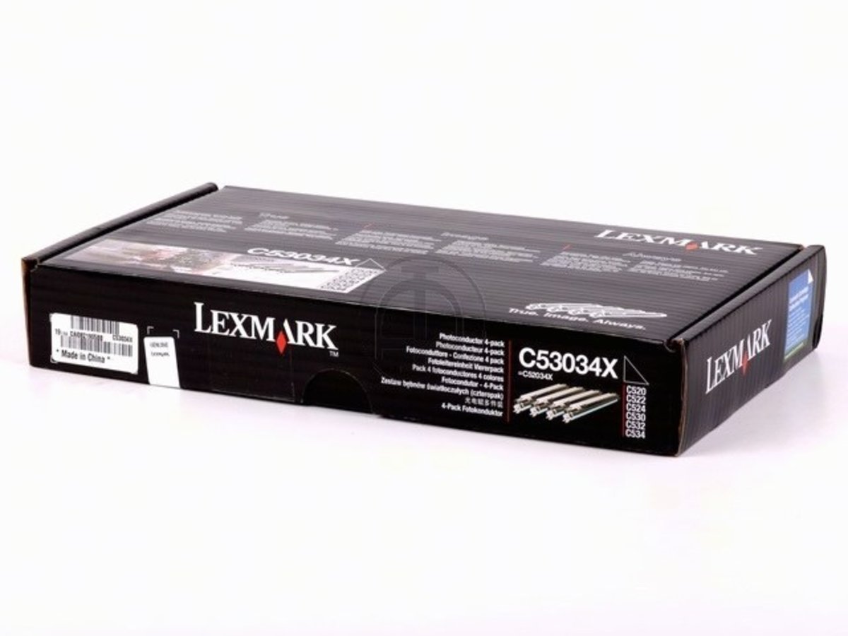 Kit tambour Lexmark C 534 DN C53034X original quatre couleurs - 4