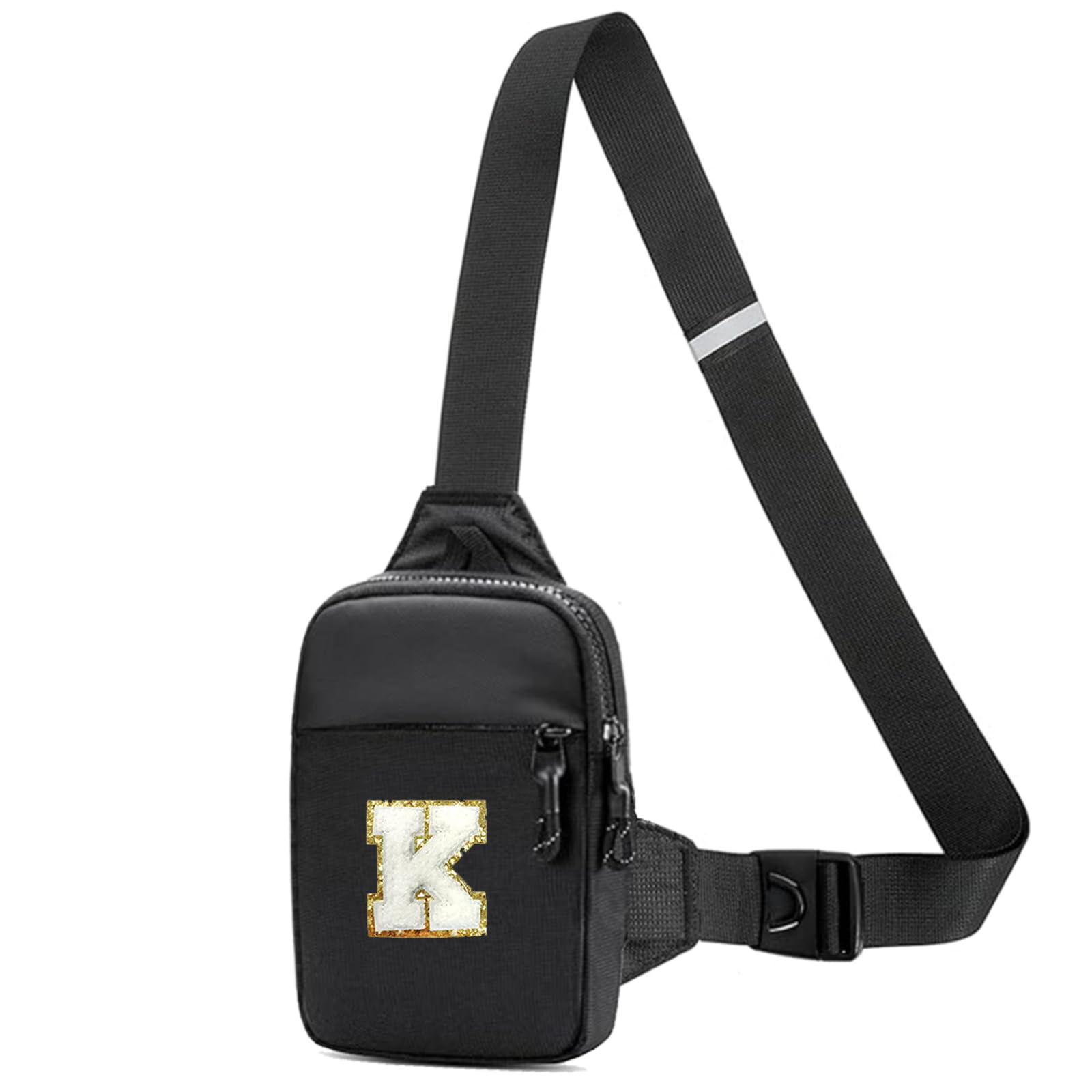 Brusttasche Herren Damen,Sling Chest Crossbody Bag,Schultertasche Verstellbare Schulter, Anti-Diebstahl Wasserfest Umhängetasche für Männer Outdoor-Sportarten Wandern Radfahren
