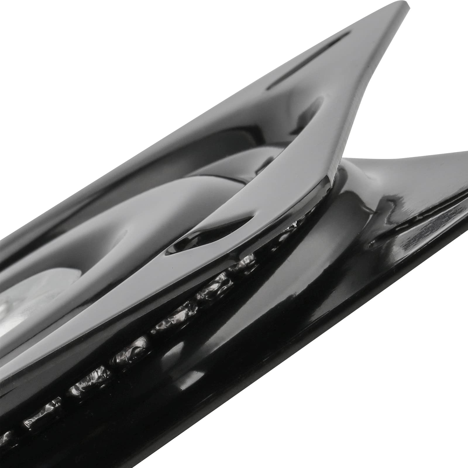 HOZEON 6 Pack 6.5 Inch Bar Stool Swivel Plate, Square Swivel Stool Replacement, Heavy Duty Ball Bearing Swivel Base Mount Plate 360° Swivel Mechanism for Furniture, Boat Seat, Black