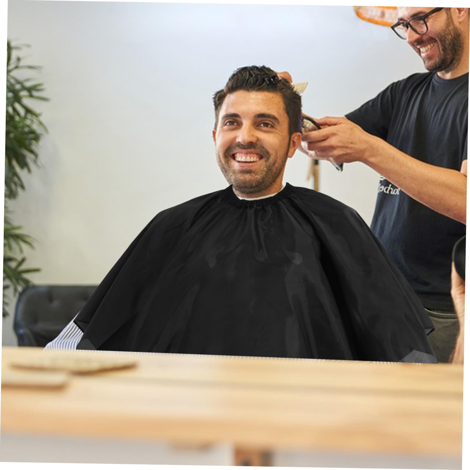 VALICLUD Tijeras para Cortar el Pelo de Peluquería Kit de Tijeras Hogar Herramientas de Corte Negras para Equipo de Peluquería