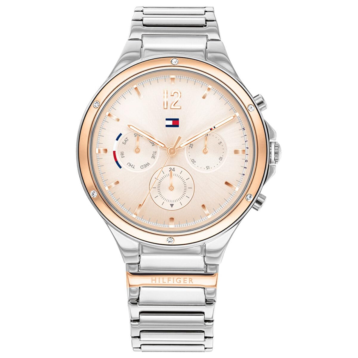 Tommy Hilfiger Reloj Analógico para Mujer de Cuarzo con Correa en Acero Inoxidable - 01782279