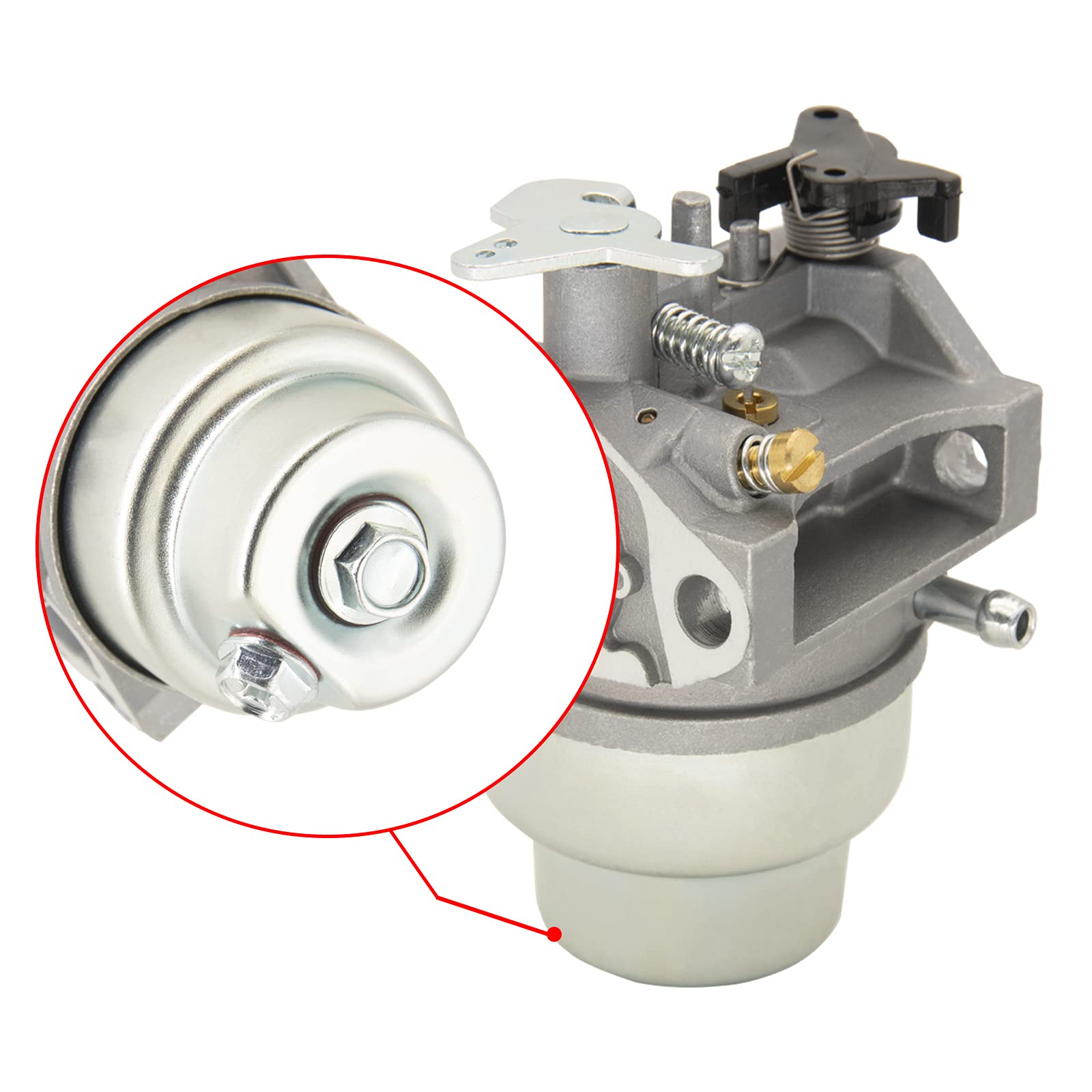 GCV160 Carburetor Kit For Honda Engines | Replaces 16100-ZMO-804 For HRB216 HRS216 HRT216 HRZ216 Mowers