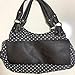 Fashion Polka Dot Bag Women Y2k Handle Bags Sweet Slouchy Tote Purse Vintage Shoulder Handbag (Black2,One Size)