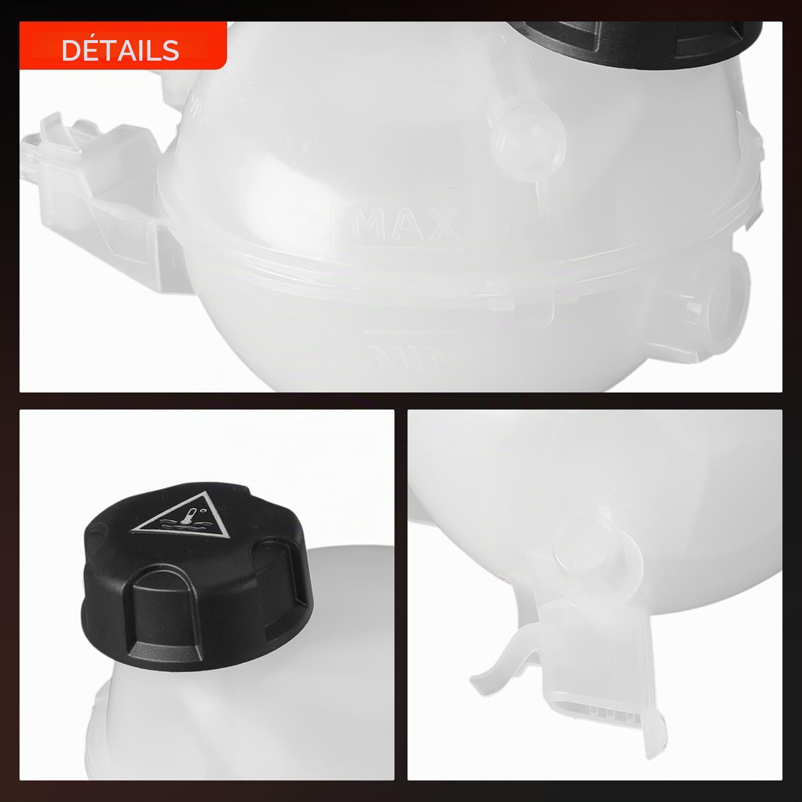 Frankberg Vase d'expansion 9800777280 | Compatible avec: Cabine K0 de la plateforme Vivaro C, Bus Zafira Life K0, Expert Box V, C3 II SC, C-Élysée DD, 2008 I CU