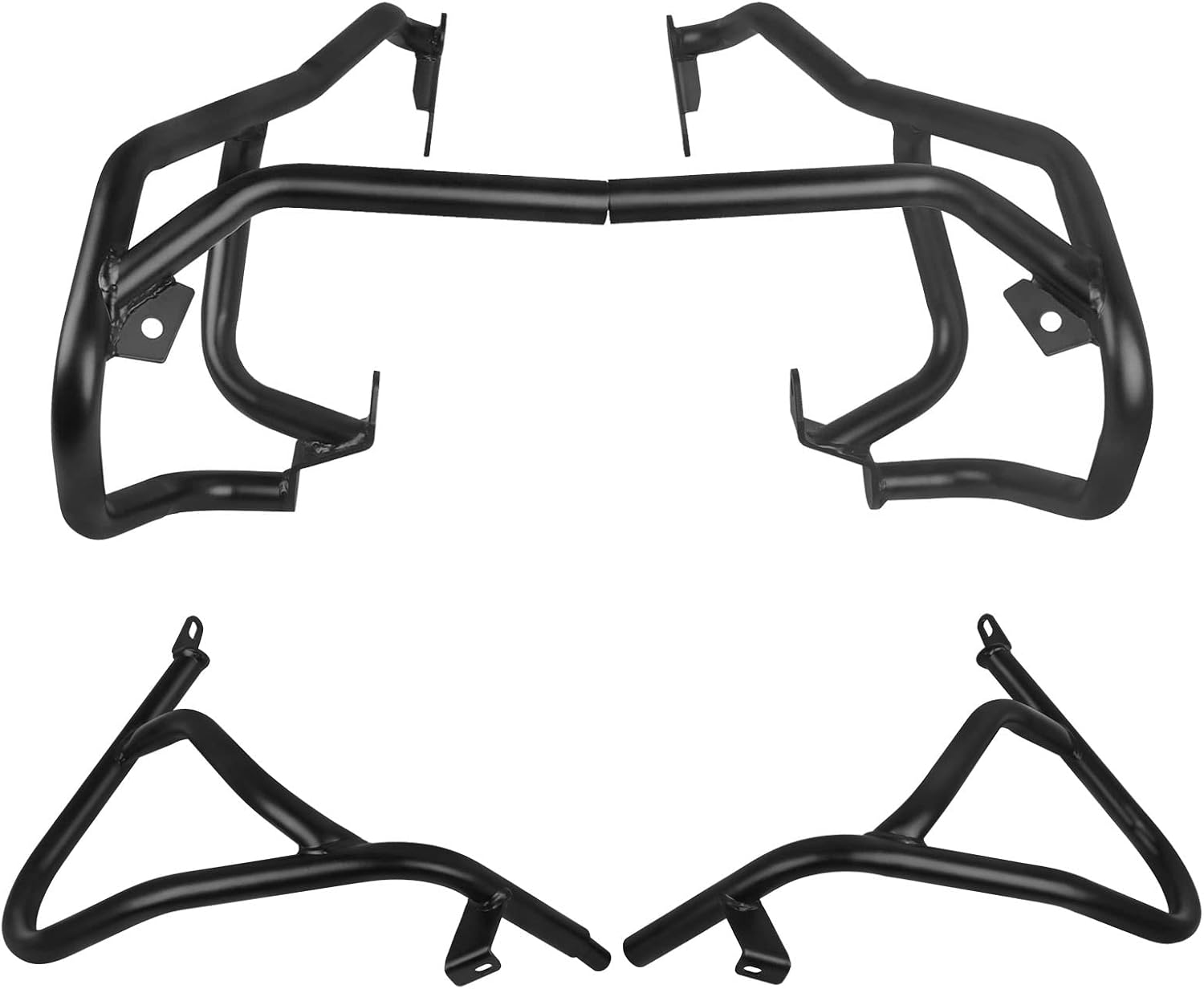 Engine Highway Guard Crash Bars Replacement for BMW G310GS G310 GS 2022-2026 Motorcycle Steel Engine Guard Bumper(Upper and Lower)