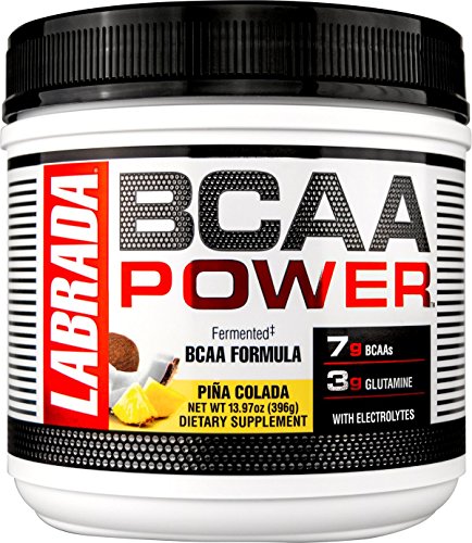 Labrada Nutrition BCAA Power Fermented Formula, Pina Colada, 396 Gram