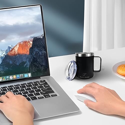 Miniatura 4 de Vasos delgados con tapas, popotes y cepillos de limpieza, vaso aislado de acero inoxidable para bebidas calientes y frías, una taza elegante y