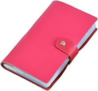 Vista 1 de boshiho Leather Credit Card Holder Business Card Case Book Style 90 Count Name ID Card Holder Book