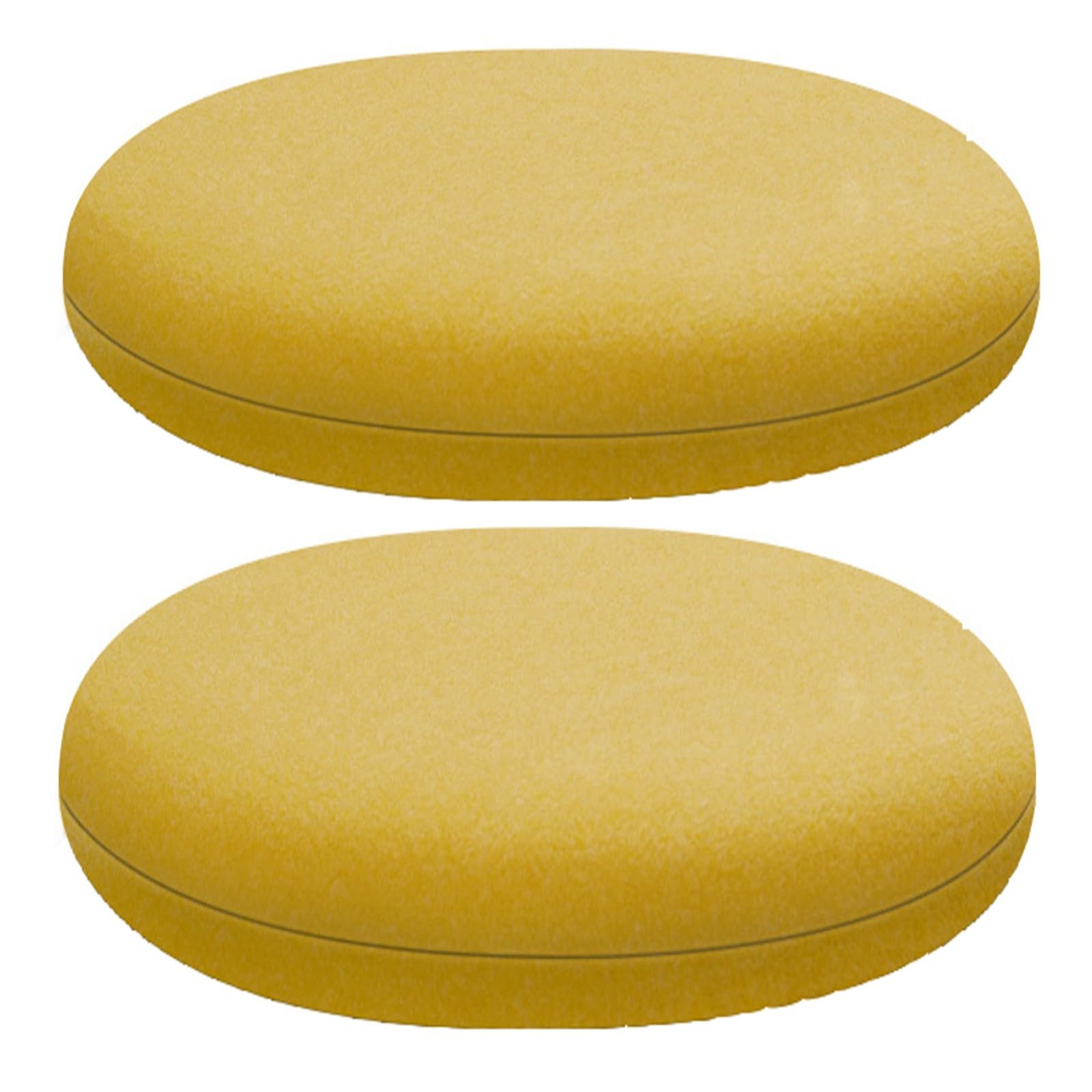 Set di 2 cuscini per pavimento, 44 cm, morbidi, rimovibili, per sala da pranzo, ufficio, patio, eleganti decorazioni per interni ed esterni, comodi e versatili