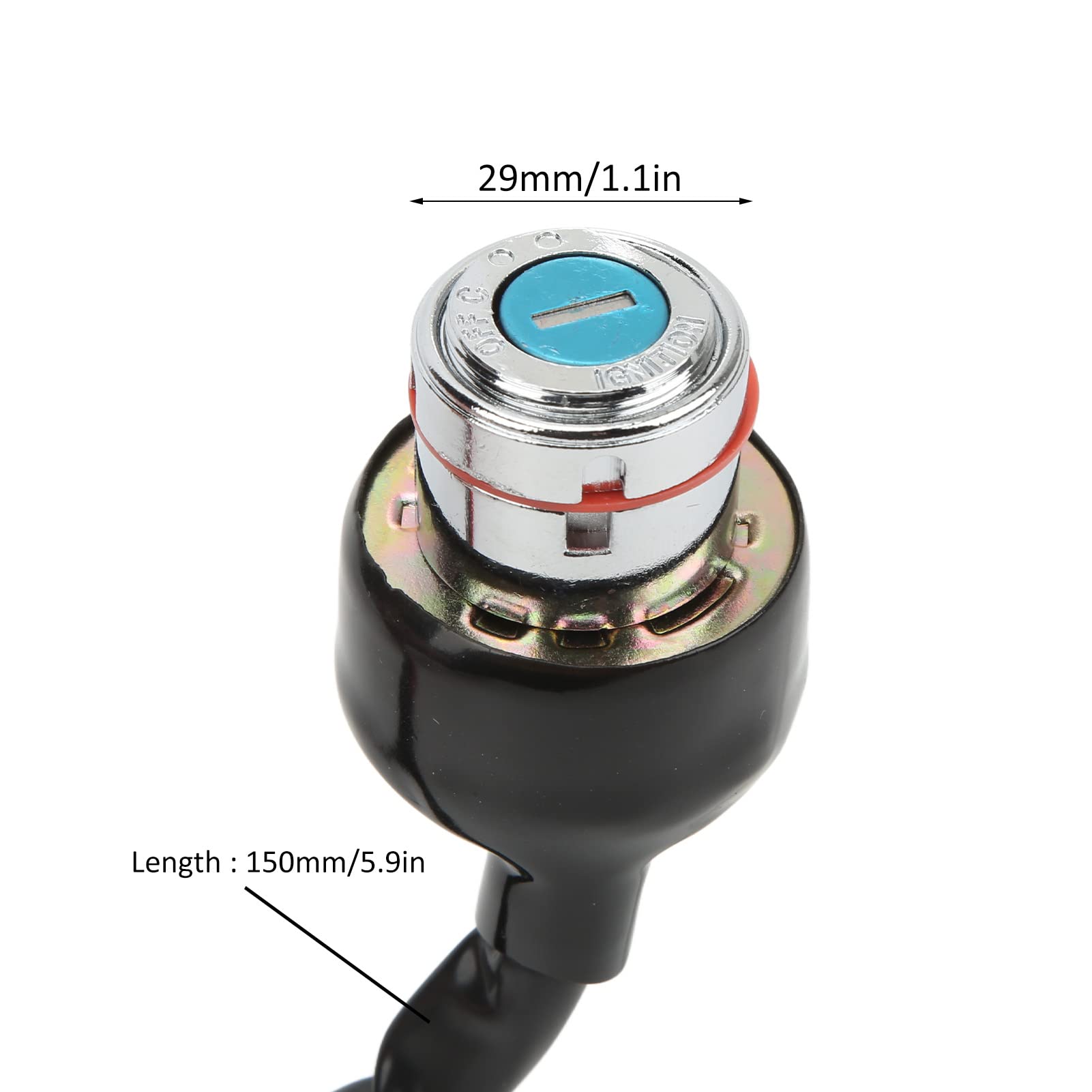 Interruptor de Bloqueo de Encendido, Interruptor de Llave de Encendido, Apagado/Encendido/Reloj, 3 Marchas, reemplazo para Kazuma Falcon 90 CC, 110 CC y 250 CC ATV