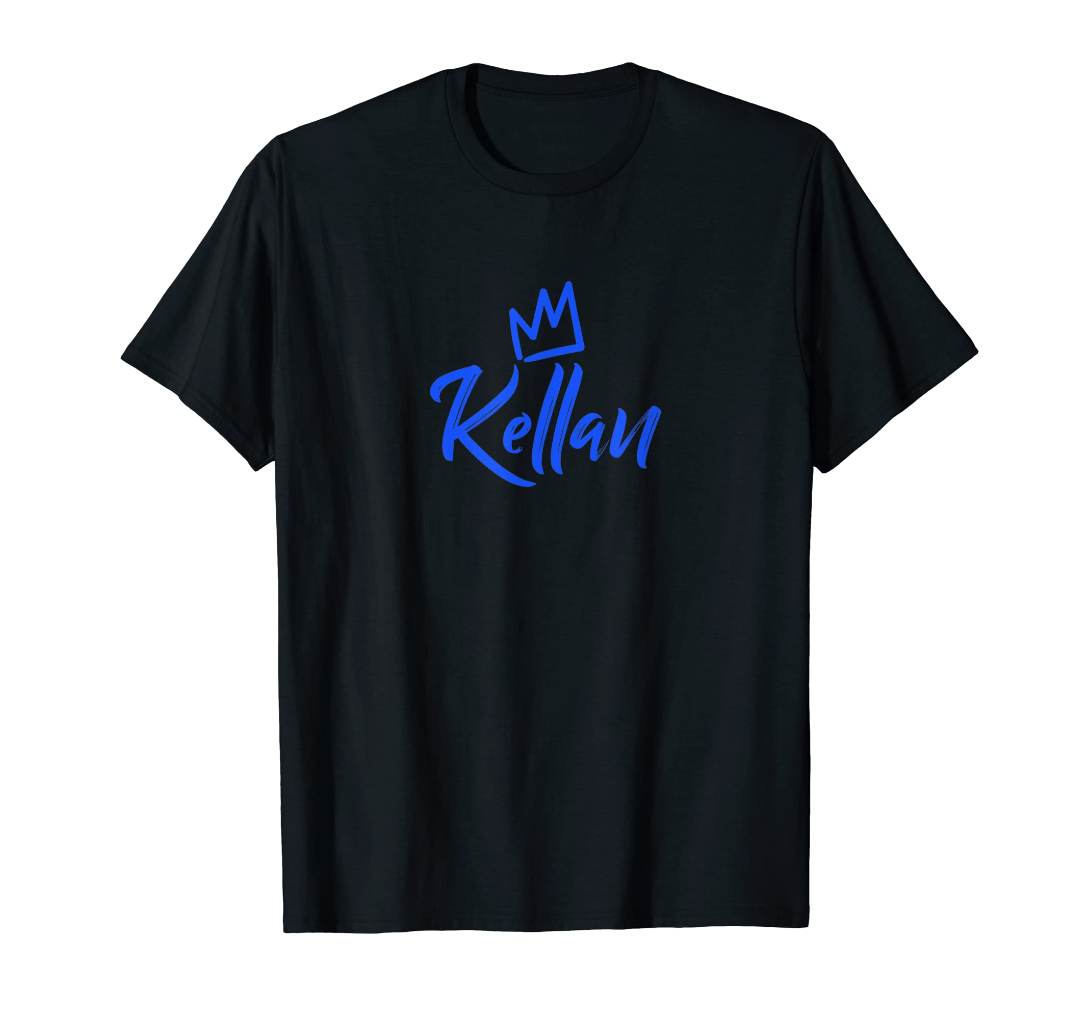 Kellan the King / Blue Crown & Name for Men Called Kellan T-Shirt