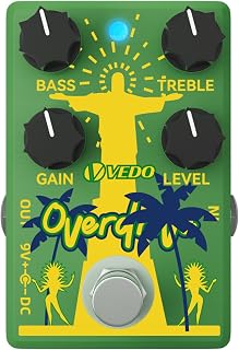 Pedal de Efeito,Guitarra elétrica multifuncional portátil combinada pedal de efeitos com reprodução de música (Overdrive efeito)