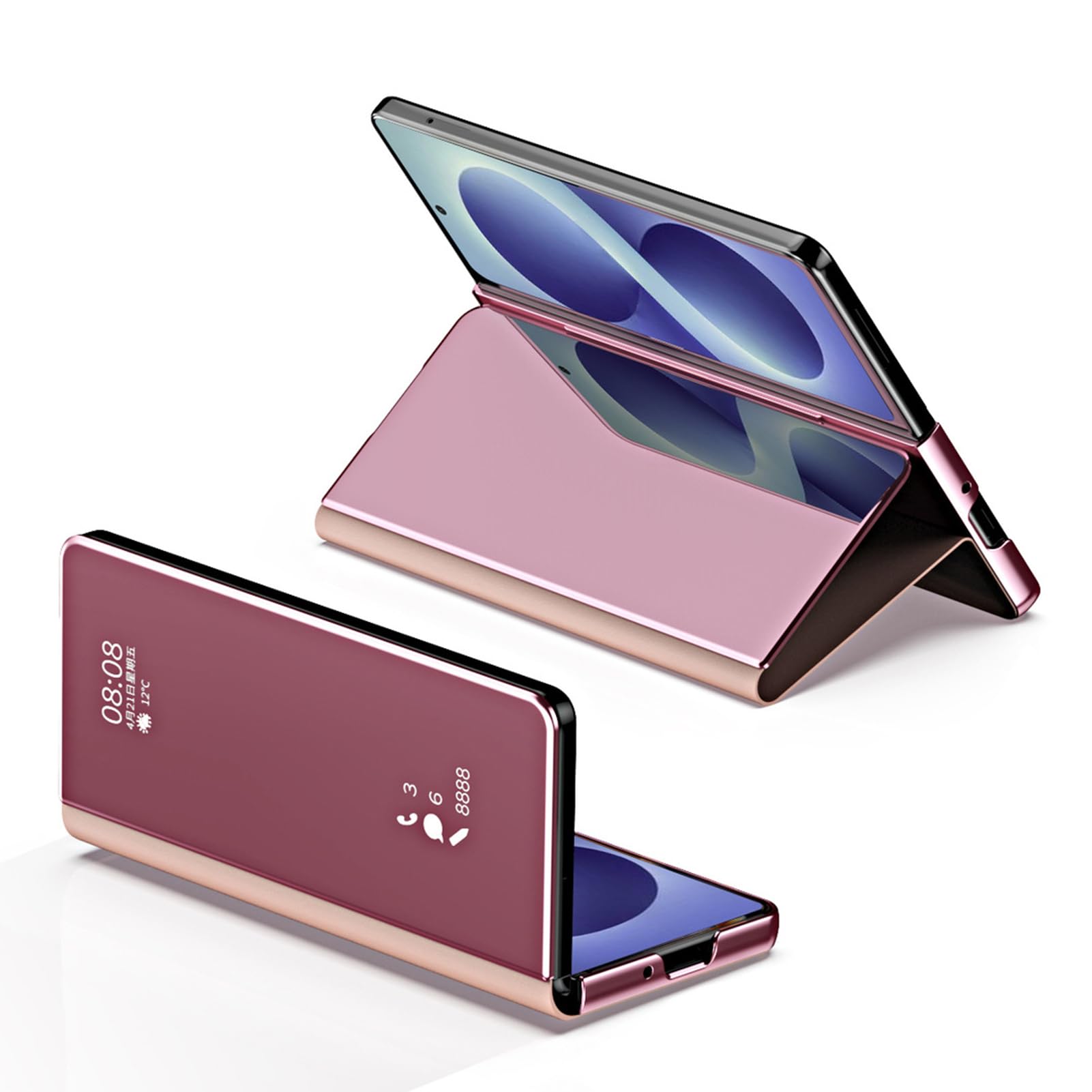 Placcatura Cover Per Samsung Galaxy Z Fold 8 Ultra, Visibile Ribalta