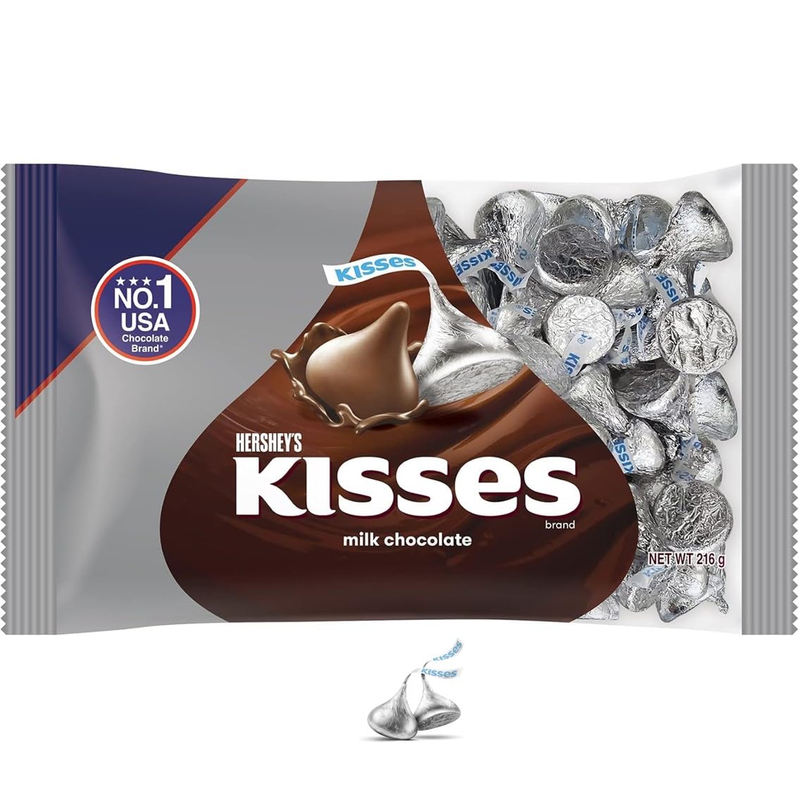 Amazon | ハーシー ミドルパック 【 1袋 キスチョコ 226g 】 選べる