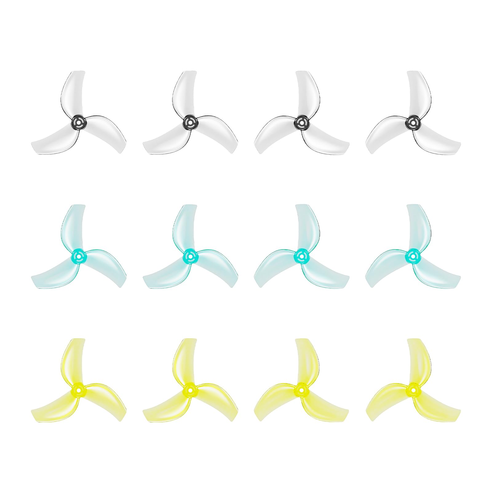 SPARKHOBBY Gemfan - 8 Pares De 16 Hélices De PC De 4 Aspas De 31 Mm