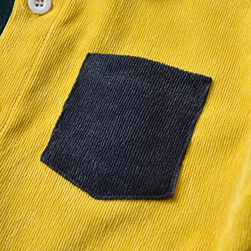 Kids Dress Coat Toddler Boys Long Sleeve Winter Shirt Tops Coat Outwear For Babys Clothes Patchwork Colours2