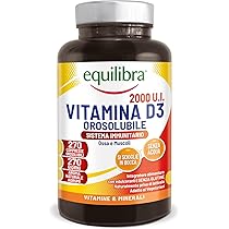 equilibra, Vitamina D3 2000 UI, 270 Compresse, 50 mcg per Compressa, Orosolubile, per il Benessere di Ossa e Muscoli, Supporto al Sistema Immunitario, Vegetariano, Senza Glutine, Senza Lattosio