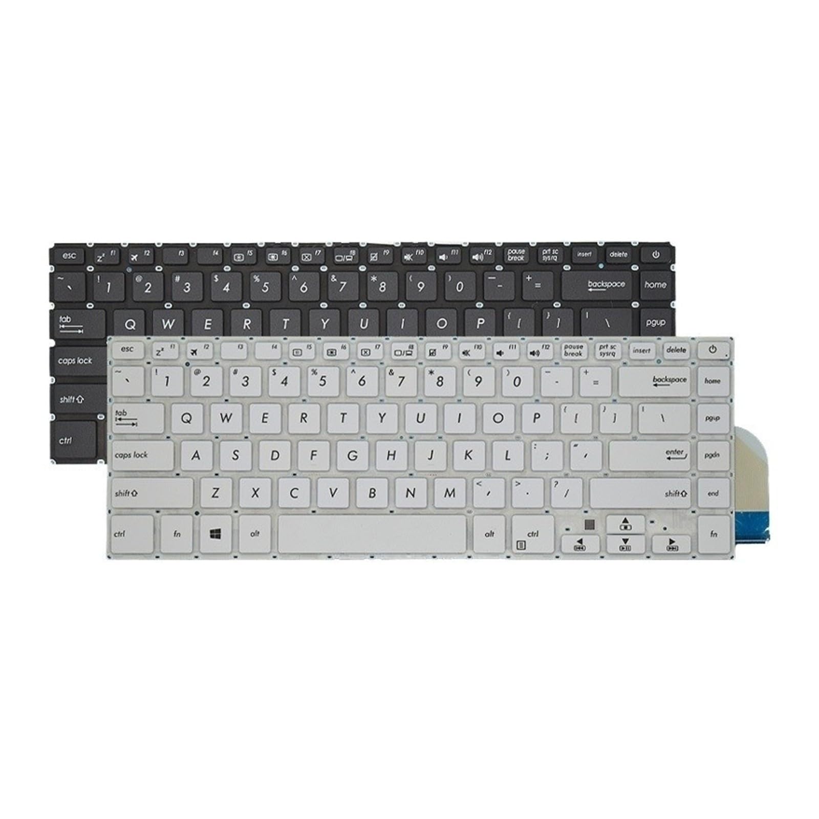 Tastiera portatile russa americana, compatibile con ASUS X505B