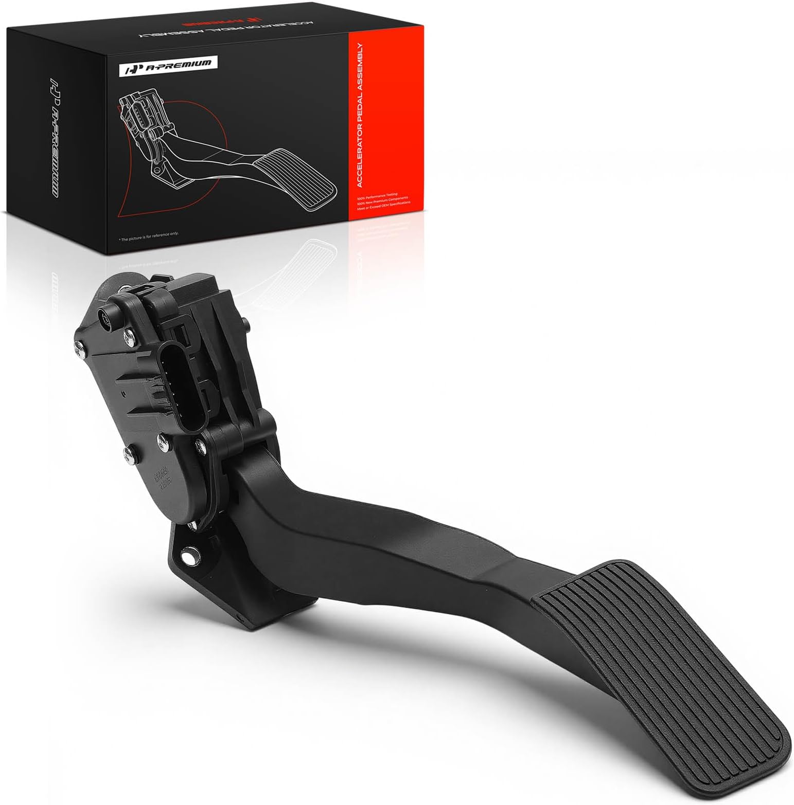 A-Premium Accelerator Pedal with Position Sensor Assembly | Compatible with Chevrolet Silverado 1500/1500 LD/2500 HD/3500 HD, Tahoe, Suburban & GMC Sierra 1500 & Cadillac & Hummer