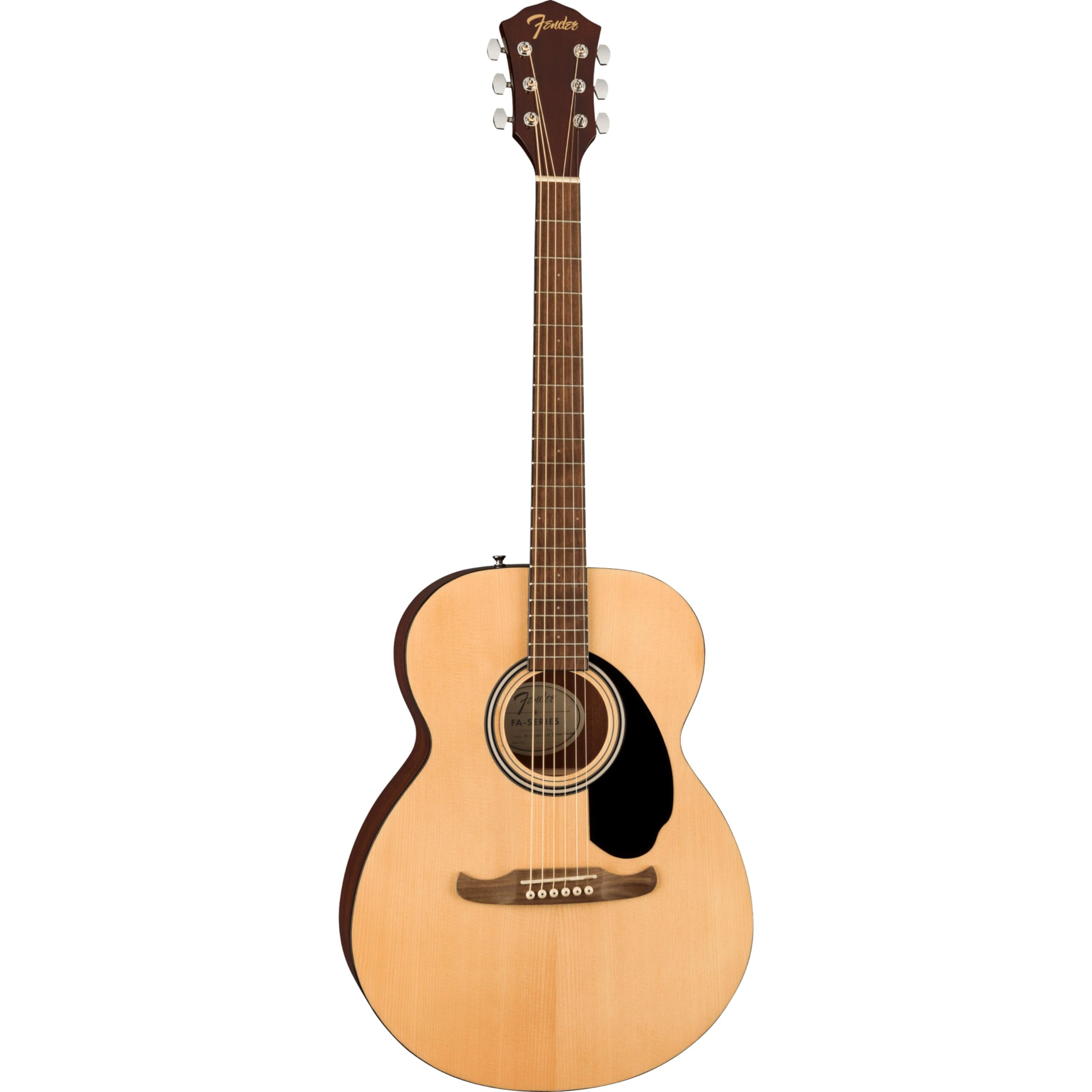 Fender FA-135 Guitare Acoustique Concert pour Débutants, Naturel