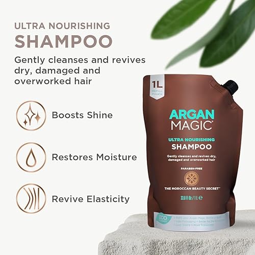 Miniatura 10 de Argan Magic Champú ultra nutritivo aceite de argán y antioxidantes para nutrir y restaurar tipos de cabello dañado y sobreprocesado fabricado en