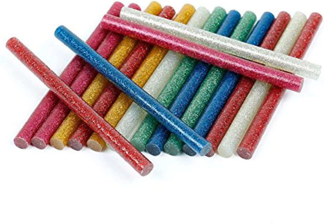Anneome 50pcs Hot Melt Glue Sticks Glue Sticks Glitter for DIY Crafting Projects