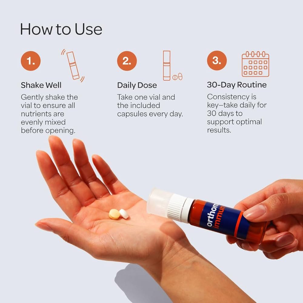 Amazon.com: Orthomol Immun Vial, Immune Support Supplement