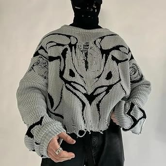 Ecological Village Hollow Out Pullovers Y2k Clothes Sweaters Women's Sweater Harajuku Jumper Sweater Pullover Tops