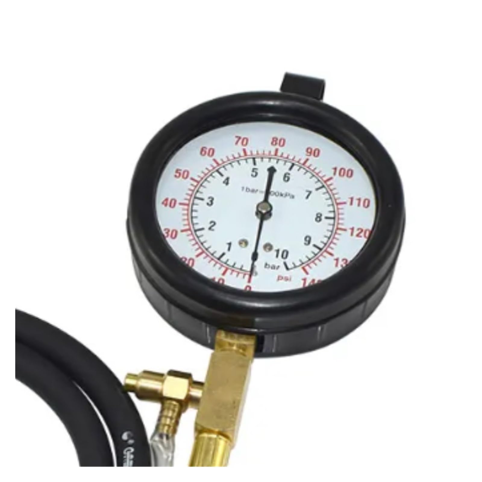 46 Pezzi Deluxe Manometro Indicatore di Pressione del Carburante Kit di Test del Motore Tester della Pompa di Iniezione del Carburante per Auto, Moto, Camion
