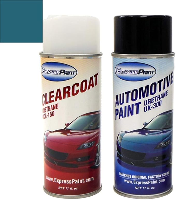 Amazon Com Expresspaint Aerosol Automotive Touch Up Paint For Toyota Corolla Blue Streak Metallic Clearcoat 8t7 Color Clearcoat Package Automotive