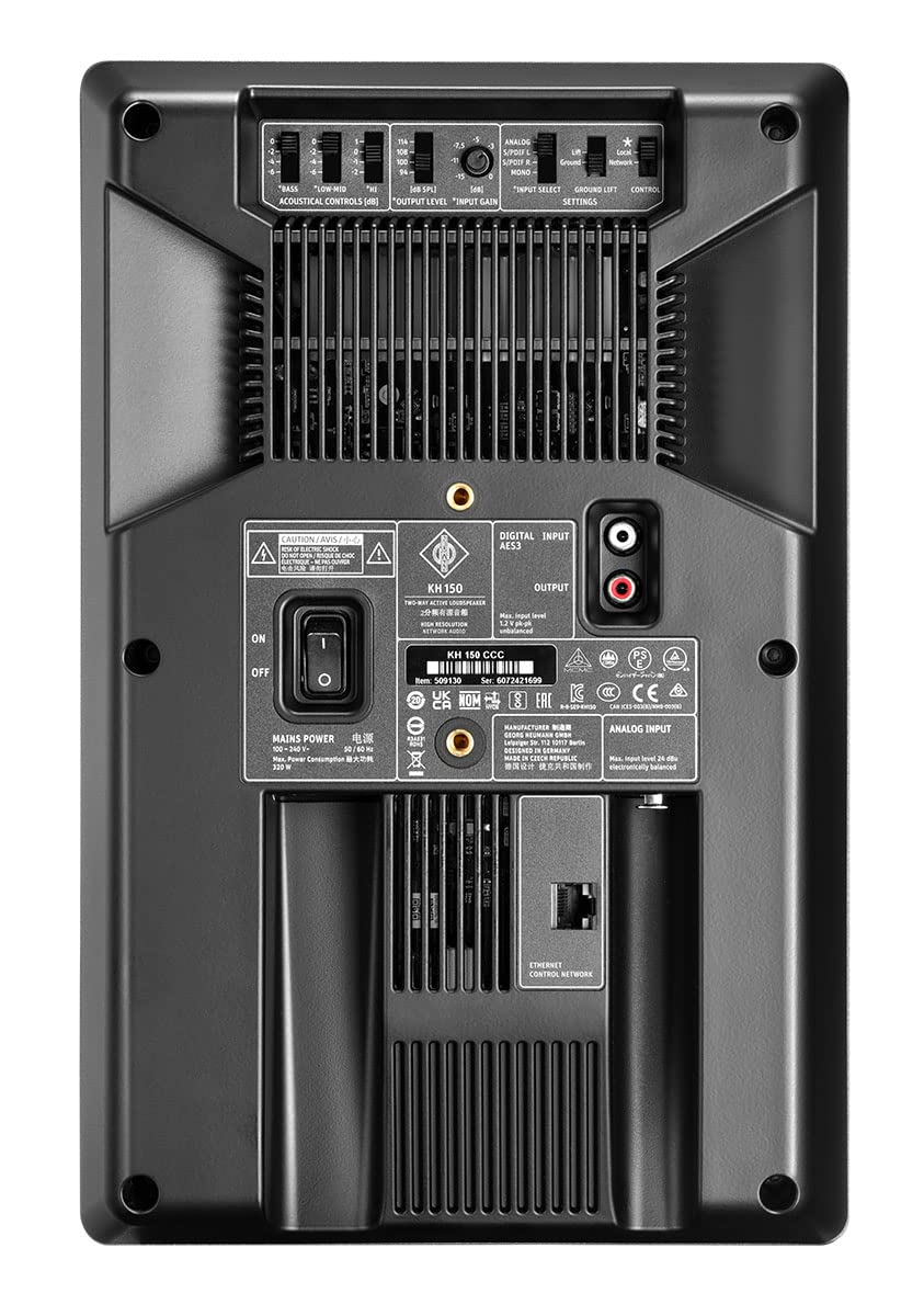 Neumann Neumann KH 150 EU/KR DSP Moniteur Speaker, pilote de 6,5 pouces, 1 pièce
