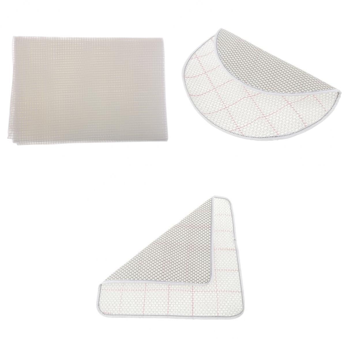 calandis CALANDIS™ 3 Pieces Blank Rug Hooking Mesh Canvas for Rug Making DIY Latch Hook Crafts | Latch Hooking Kits | Latch Hooking | Rug Making | Needlecrafts & Yarn-picture-18
