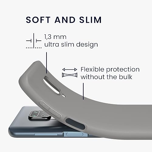 Vista 450 de kwmobile Funda compatible con Xiaomi Redmi Note 11 / Note 11S - Funda protectora de silicona TPU suave y delgada - Azul Báltico Azul (Baltic Blue)